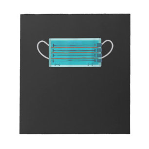 Bloco De Notas Piscina Nadadora Face Máscara Máscara Meme Gag T