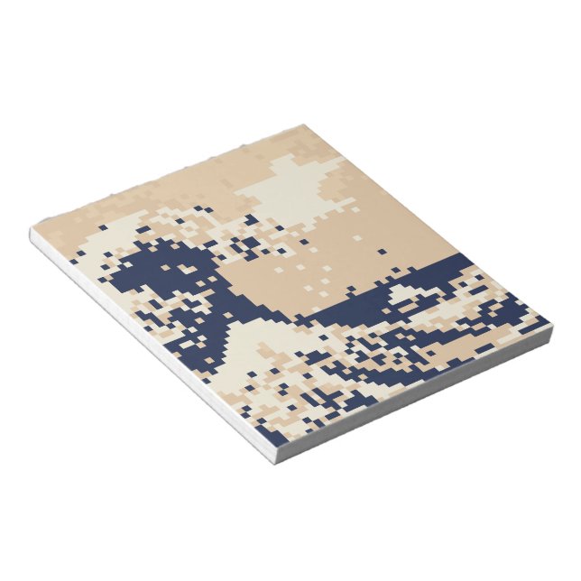 Bloco De Notas Pixel Tsunami 8 Bits Pixel Art (Inclinado)