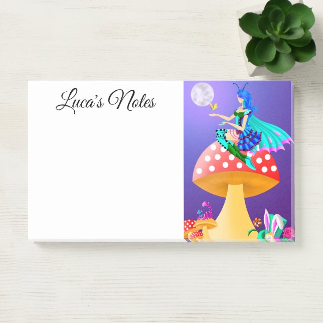 Bloco De Notas Pixie Fairy em Mushroom Wonderland (Escritótio)