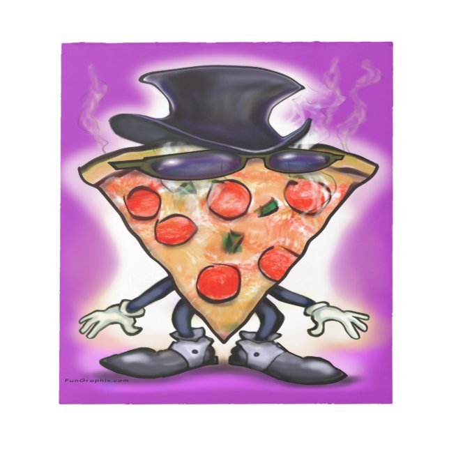 Bloco De Notas Pizza clássica (Frente)
