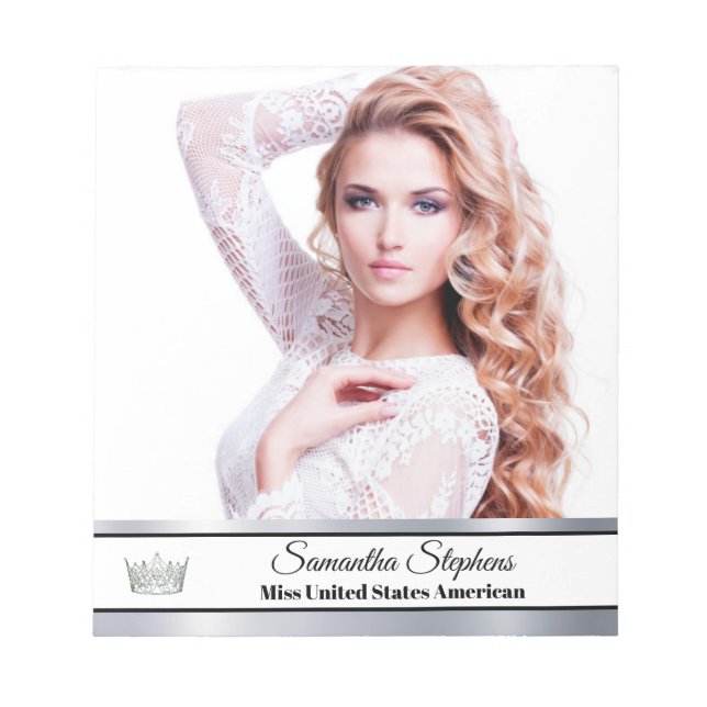 Bloco De Notas Placa de Autografo Silver Shine (Frente)