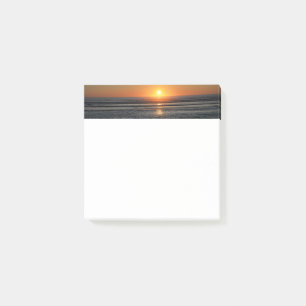 Bloco De Notas Placa de Fotografia em Sunset Beach 3x3 Notas de P