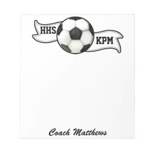 Bloco De Notas Placa de Nota de Futebol Escolar - SRF