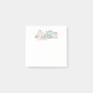 Bloco De Notas Placa de Notas de Posto de Tea Party Alta