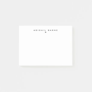 Bloco De Notas Placa profissional minimalista moderna