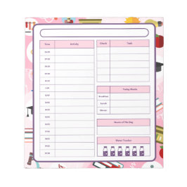 Bloco De Notas Planeador Diário de Professores de Ciências STEM