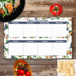 Bloco De Notas Planeador Semanal de Refeições