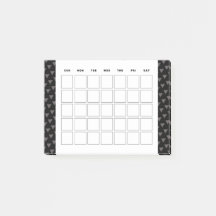 planejador de calender mensal pequeno