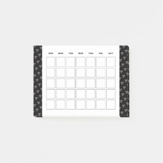 Bloco De Notas planejador de calender mensal pequeno
