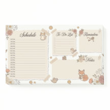 Planejador Diário de Animais & Florais Caprichosos