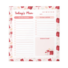 Bloco De Notas Planejador Diário de Lista de Tarefas de Correspon