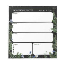 Planejador Diário Floral Caprichoso