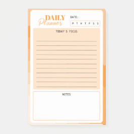 Bloco De Notas Planejador Diário Mini Retro Sunburst