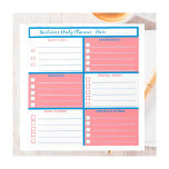 Bloco De Notas Planejador Diário Simples Profissional Moderno<br><div class="desc">Este parece ser um planejador diário simples, mas é muito mais poderoso. É suficientemente conciso para poder completar a noite anterior ou a primeira coisa da manhã. E ajudará você a se concentrar no que é realmente importante para realizar esse dia, começando com a identificação das suas três principais prioridades...</div>