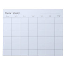 Planejador mensal minimalista, título personalizad