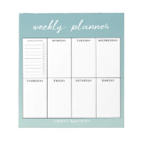 Planejador Semanal de Script Moderno | Adicione se