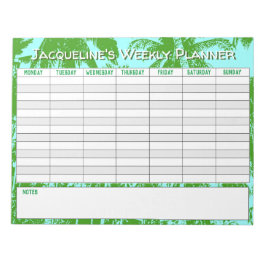 Bloco De Notas Planejador Semanal para Personalizar com a Escolha