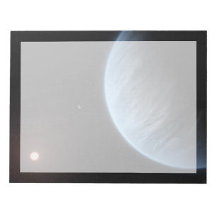 Bloco De Notas Planeta K2-18b, Estrela De Host E Planeta De Acomp