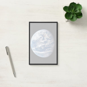 Bloco De Notas Planeta Terra Tirada Pela Tripulação Apollo 11.
