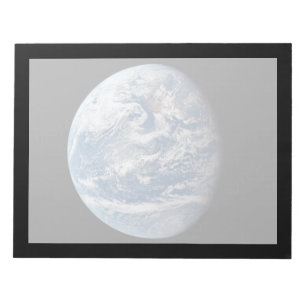 Bloco De Notas Planeta Terra Tirada Pela Tripulação Apollo 11.