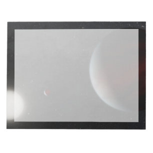 Bloco De Notas Planetas Orbitando A Epic Estrela Semelhante Ao So