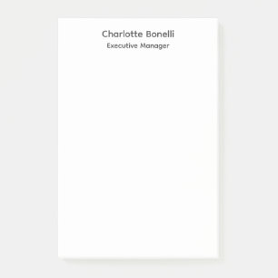 Bloco De Notas Planilha profissional moderna minimalista