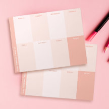 Planner Semanal da Escola Rosa Bonita