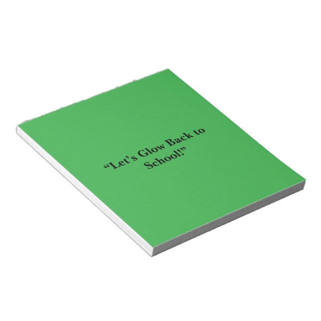 Bloco De Notas Plano de Fundo Neon Verde – Textura Escolar (Inclinado)