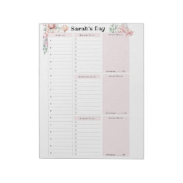 Bloco De Notas Plano Diário Personalizado