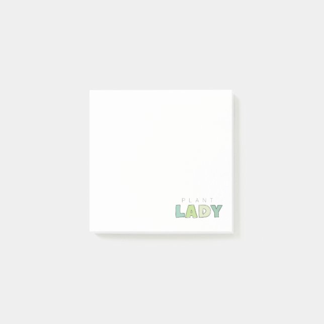 Bloco De Notas Plant Lady Notepad (Frente)