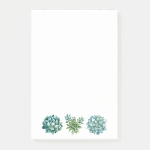 Bloco De Notas Plantas Suculentas