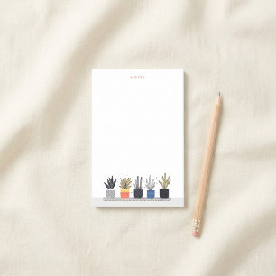 Bloco De Notas Plantas Vibrantes Coloridas e Minimalistas