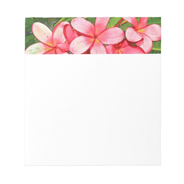 Bloco De Notas plumeria (Frente)