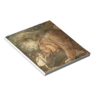 Bloco De Notas Pobre Urso Pequeno, 1912, por John Bauer