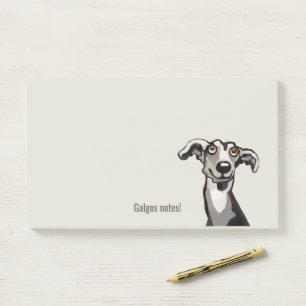 Bloco De Notas Podenco e Galgo desenhando preto e branco e cinzas