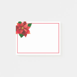 Bloco De Notas Poinsétia do Cargo--Nota-Natal