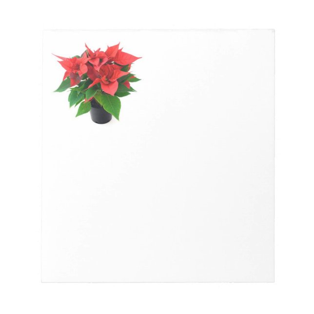 Bloco de Notas Poinsetta (Frente)
