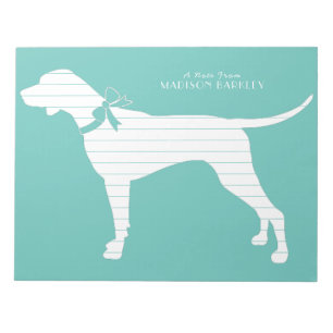 Bloco De Notas Pointer Dog Puppy English Setter