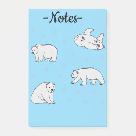 Bloco De Notas Polar Bears