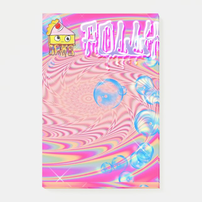 Bloco De Notas Polly Cake - Tortina - (Frente)