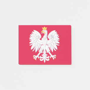 Bloco De Notas Polônia emblema