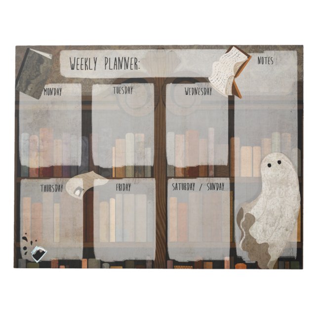 Bloco De Notas Poltergeist Planner (Frente)
