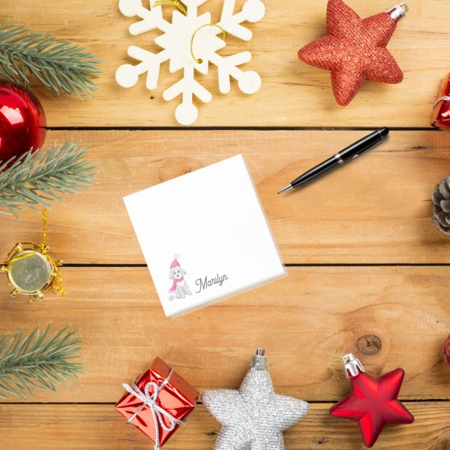 Bloco De Notas Pomada de inverno Bonito e rosa (Criador carregado)