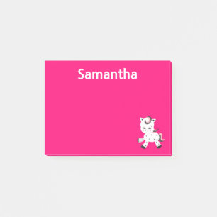 Bloco De Notas pônei kawaii rosa bonito