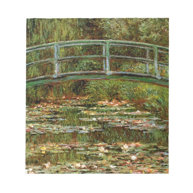 Bloco De Notas Ponte Japonesa Francesa Monet Giverney (Frente)