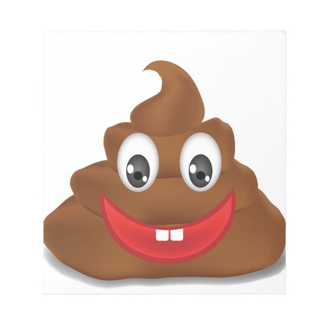 Bloco De Notas poo emojis (Frente)