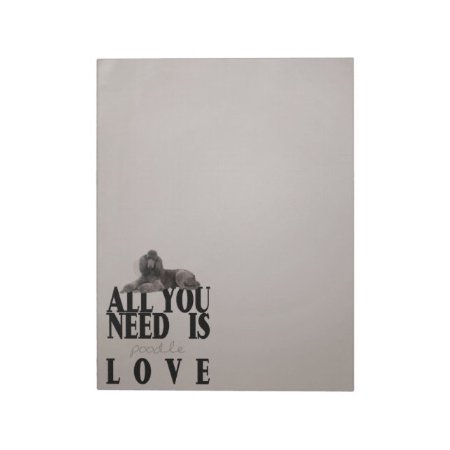 Bloco De Notas Poodle Notepad (Invertido)