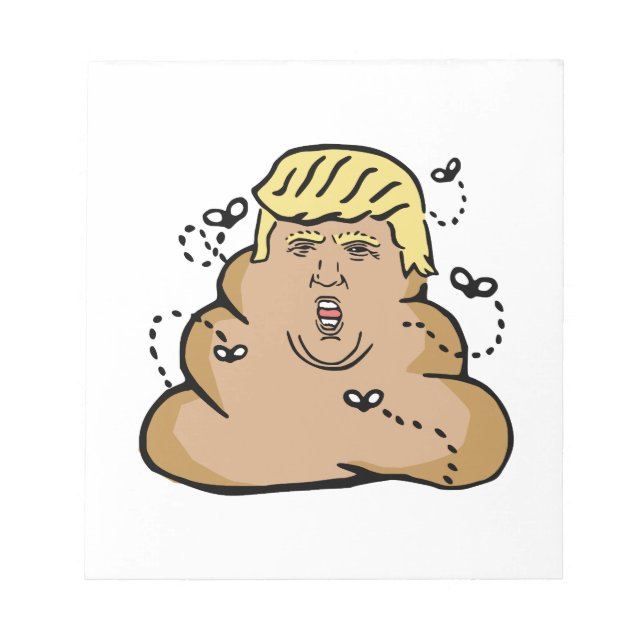 Bloco De Notas poop donald trump (Frente)