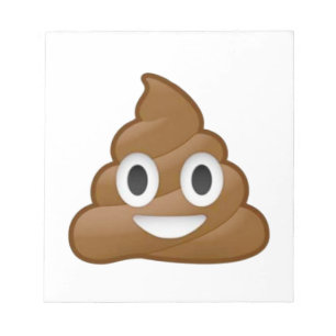 Bloco De Notas Poop emoji