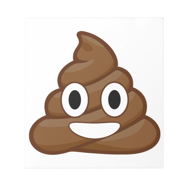 Bloco De Notas poop emoji (Frente)